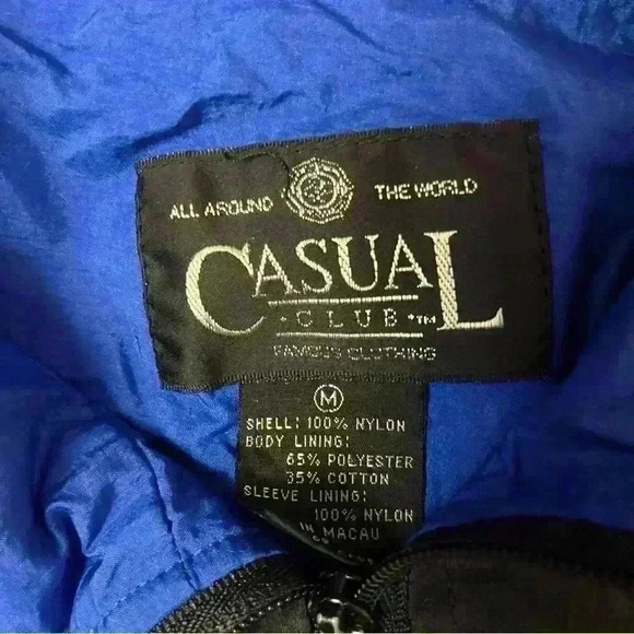 Vintage Casual Club 80’s Windbreaker - Picture 5 of 6